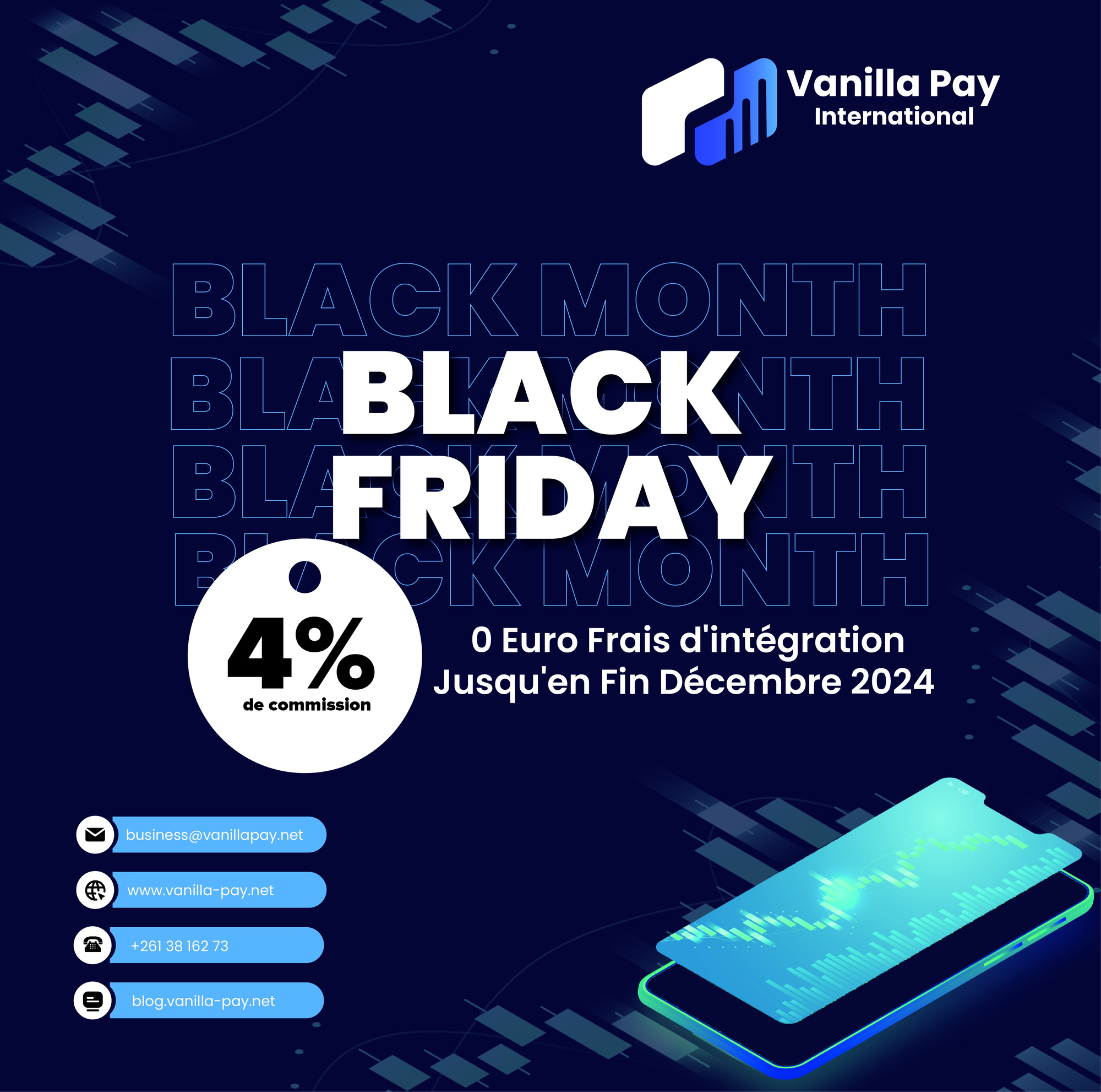 Pay Friday Black Friday chez Vanilla Pay International : Offres Exceptionnelles