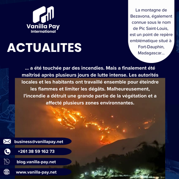 L'Incendie de la Montagne Bezavona