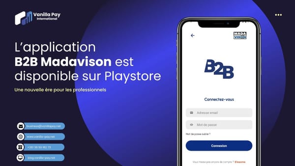 Une nouvelle ère pour les professionnels: l'application B2B Madavision est disponible sur Play Store